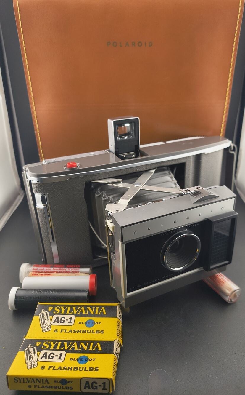 Vintage Polaroid J66 Camera Set - Pristine Bundle with Case & Accessories